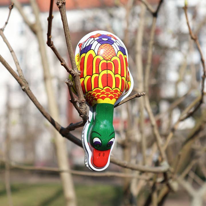 Tribal Trade GmbH - Wholesale Decorative Figurine - Tin toy snap duck green red clicker tin animal6