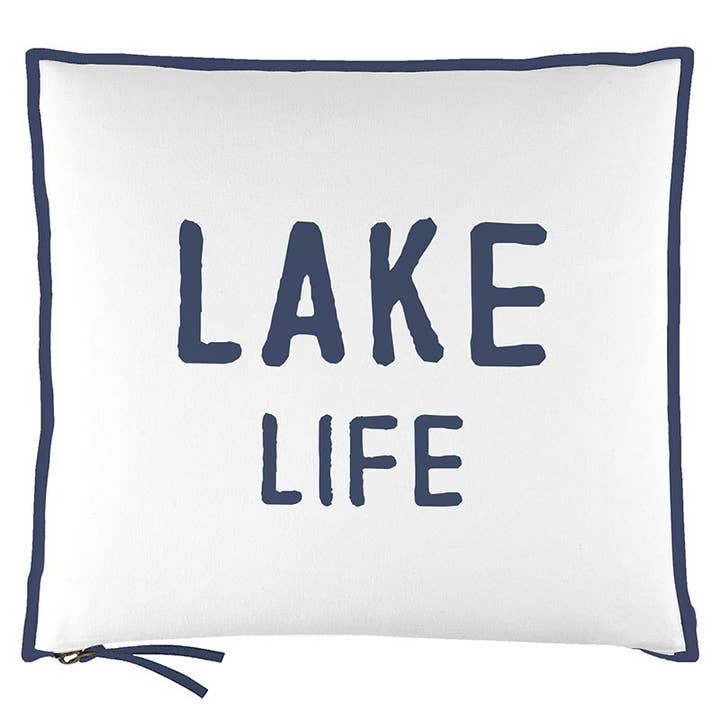 Face to Face Accent Pillow - Lake Life for wholesale by Santa Barbara Design Studio by Creative Brands