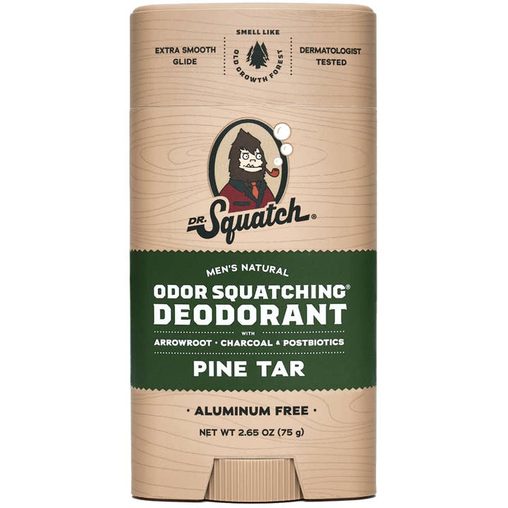 Dr. Squatch - Wholesale Deodorant - Men's - Pine Tar Deodorant - 6 Units