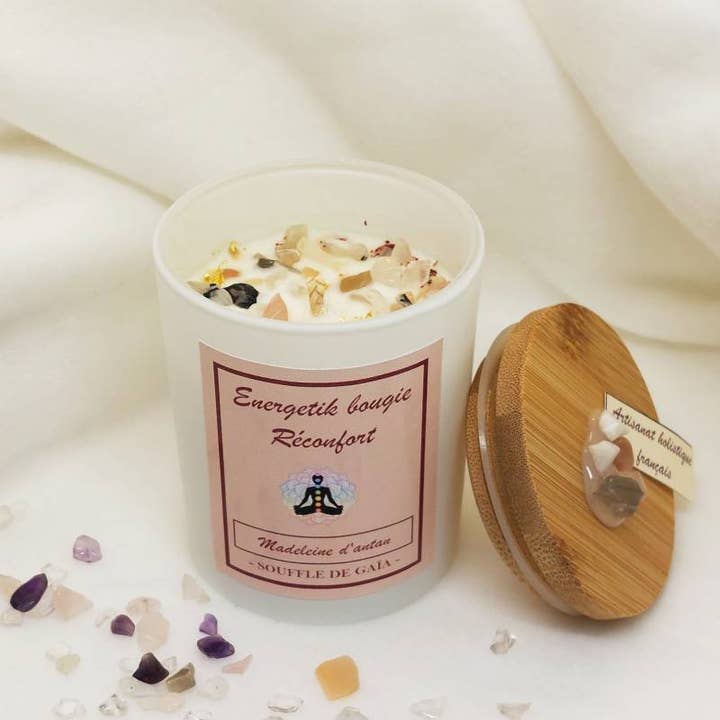 Bougie Réconfort - Madeleine d'antan -bougie bijou parfumée for wholesale by Sarl SdG / Souffle de Gaïa
