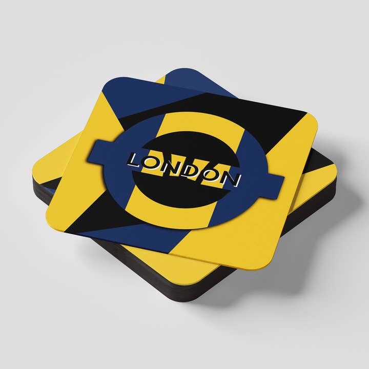 Barbados London Underground coaster for wholesale by FNIC designs