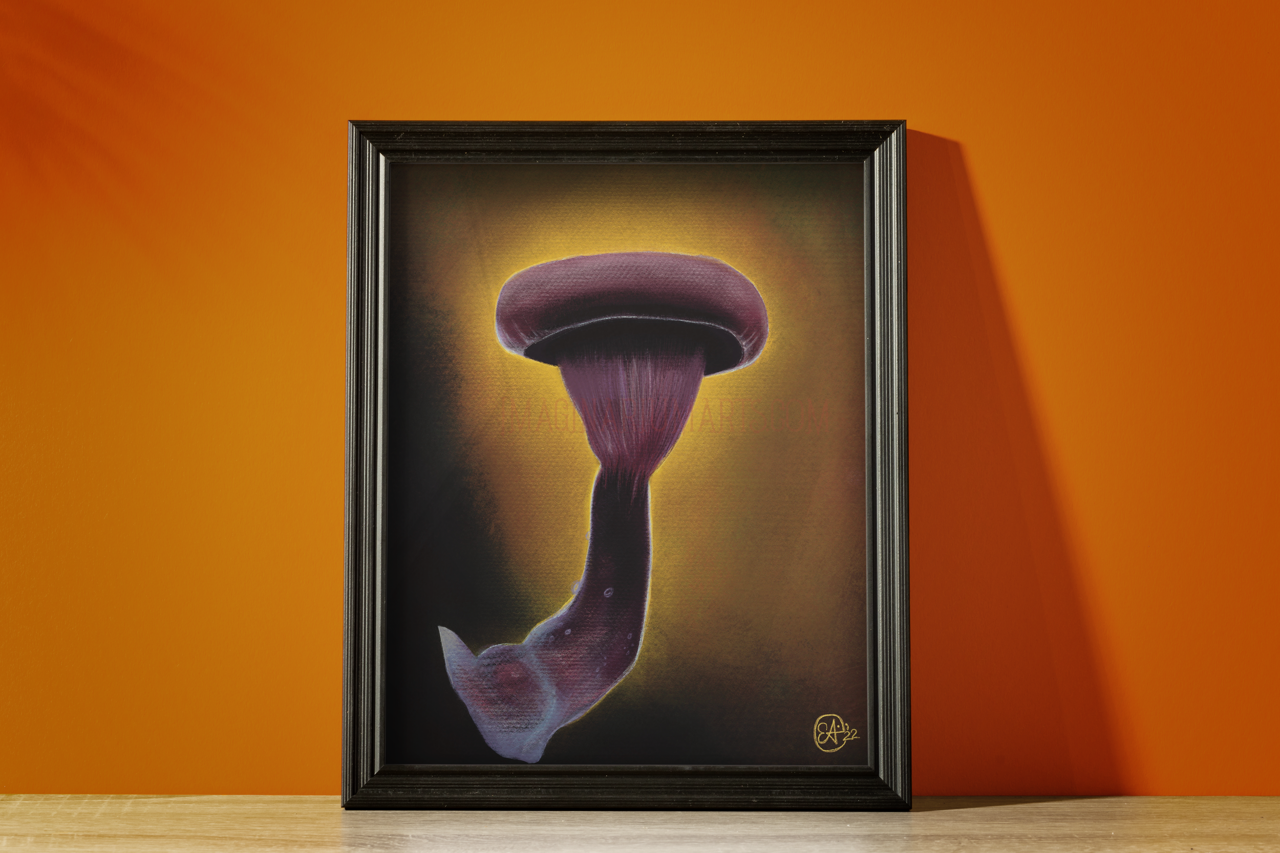 Imaginarium Arts - Wholesale Art Print - Purple Fungi Fine Art Print, 8x102