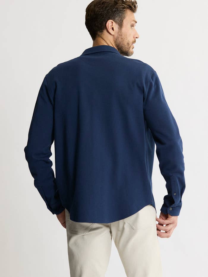 JACHS NY - Wholesale Button Down Shirt - Men's - Manor Long Sleeve Cotton Double Face Shirt2