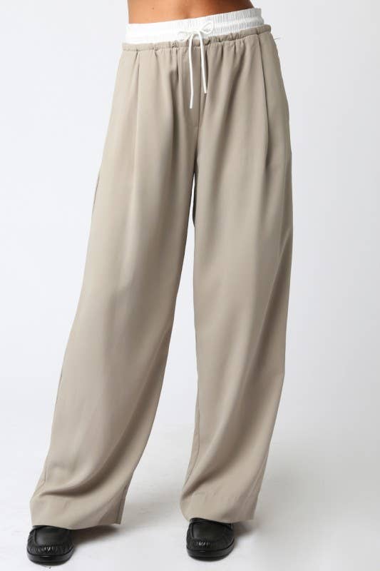 Olivaceous – wholesale Pants – Women's – Marie Waist Pants0