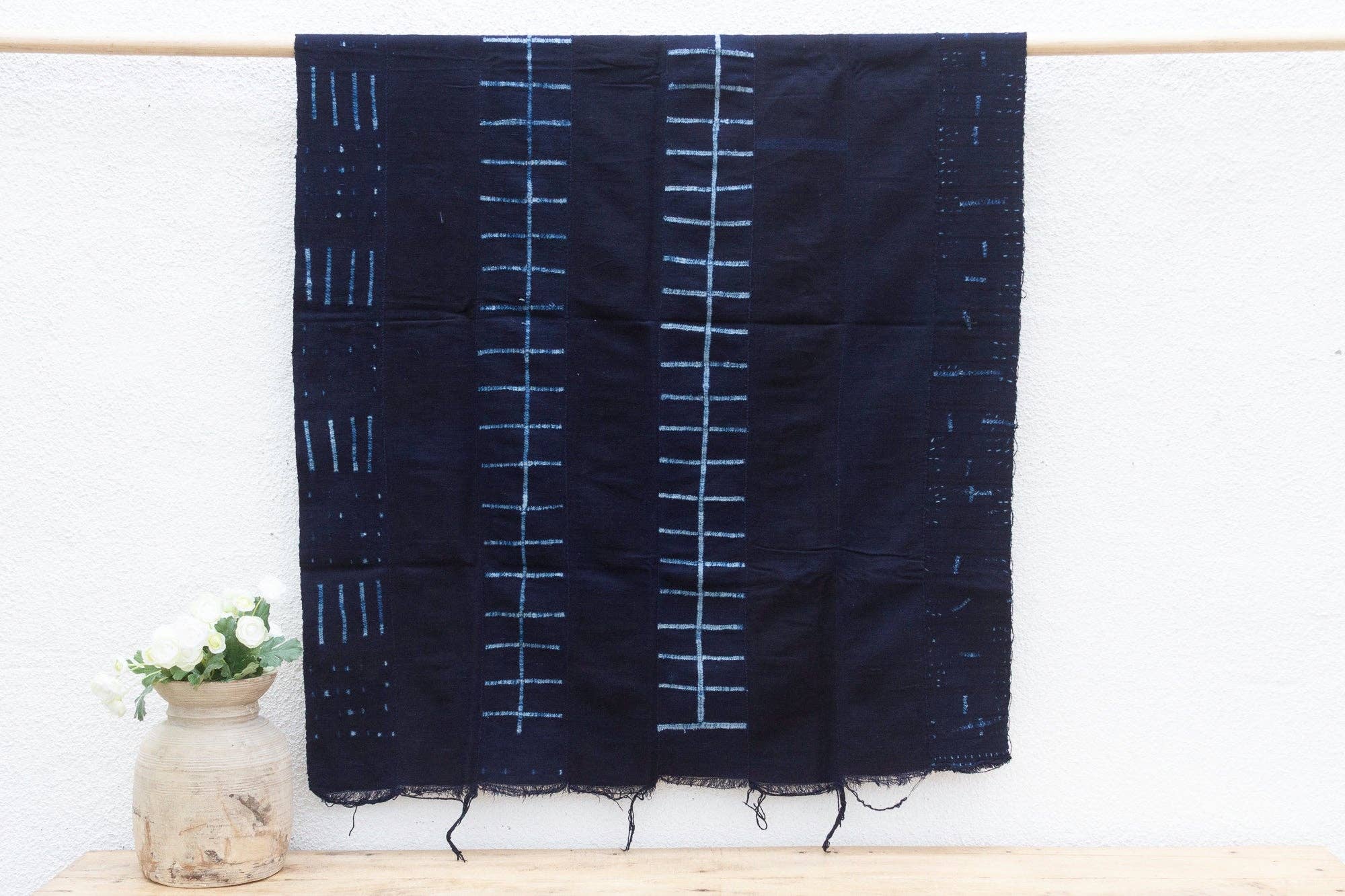 De-cor - Wholesale Throw blanket - Maji Indigo Mud Cloth5