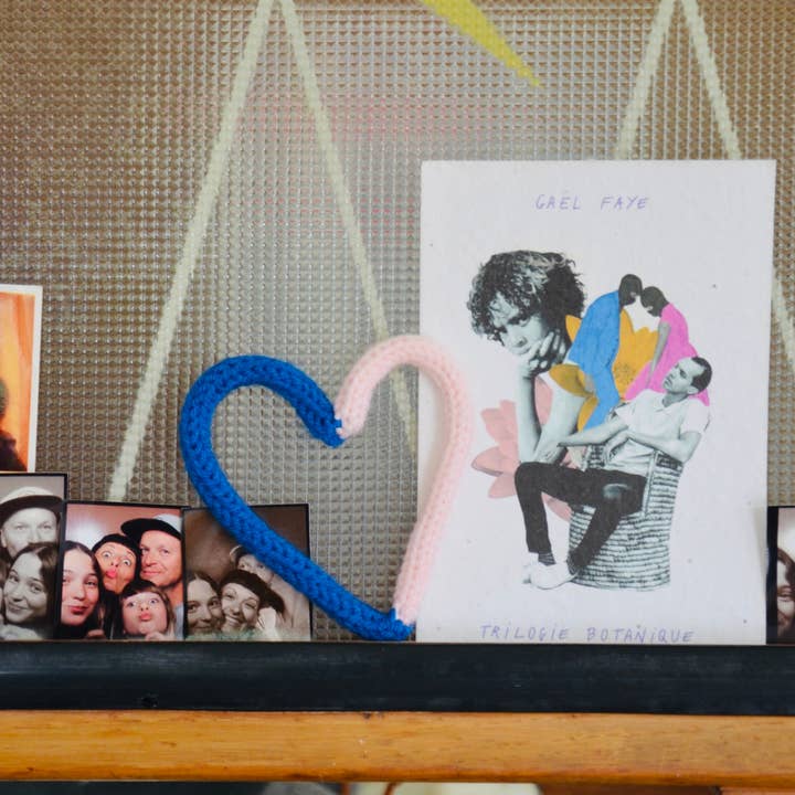 Bicolored Heart Wall Decoration (set of 2) for wholesale by Charlie&June