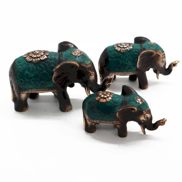 Lot de 3 - Lucky Elephants (tailles disponibles) pour la vente par Ancient Wisdom