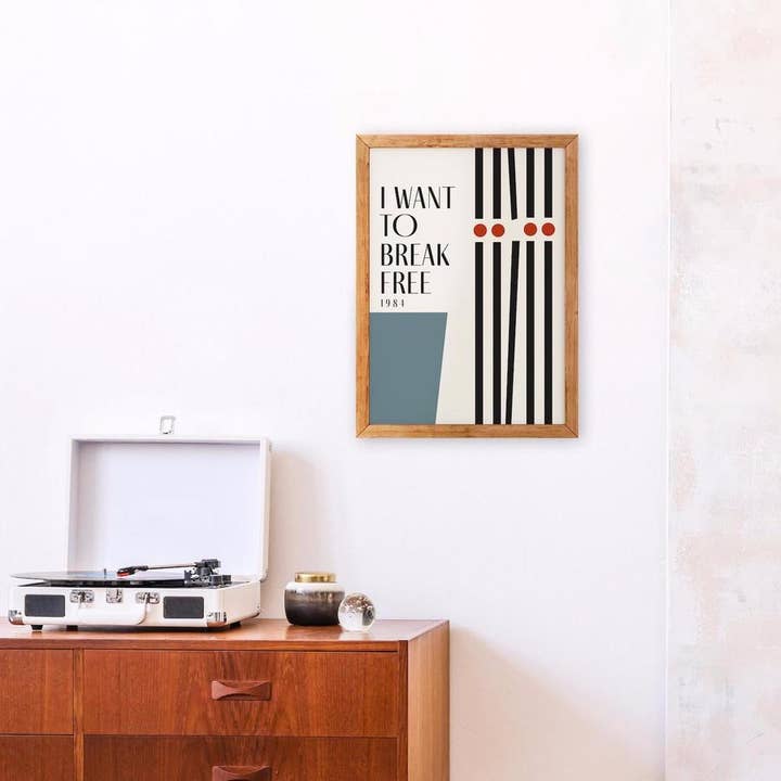 Fanclub - Wholesale Art print - I Want to Break Free Queen Inspired Retro Giclée Art Print2