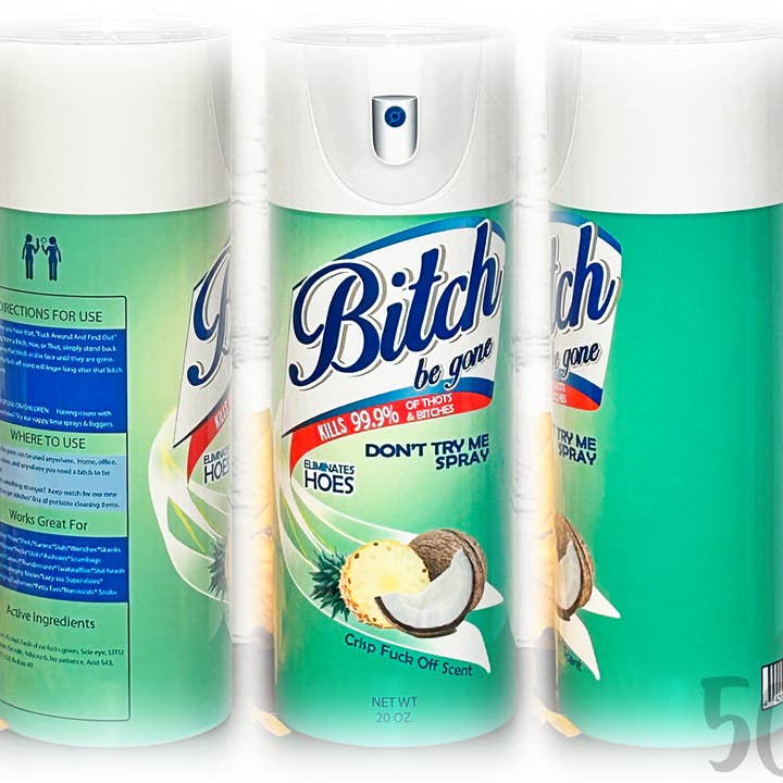 Bitch Be Gone Green Tumbler for wholesale by 5C's Wholesale