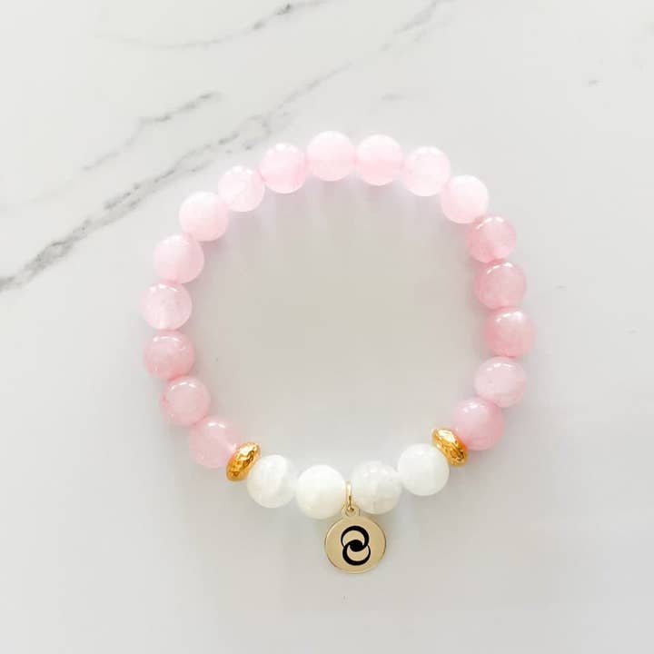 Braccialetto con pietre preziose e amore e relazione per la vendita all'ingrosso da parte di everlur