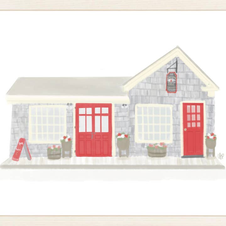 The Candy Man Kennebunkport Print for wholesale by Palm Prints