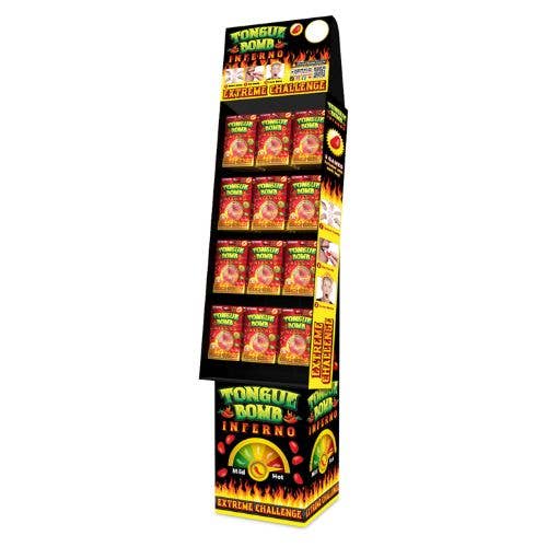 I Got Your Candy - Wholesale Hard Candy - Tongue Bomb Inferno Candy Shipper - 48ct