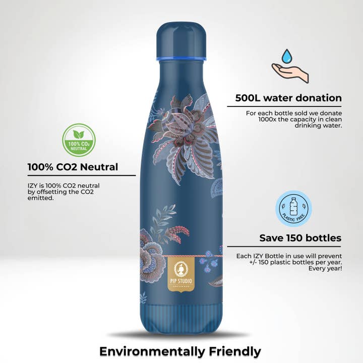IZY Bottles - Wholesale Water Bottle - Pip Studio Thermos Bottle CeCe Fiore Insulated Water bottles