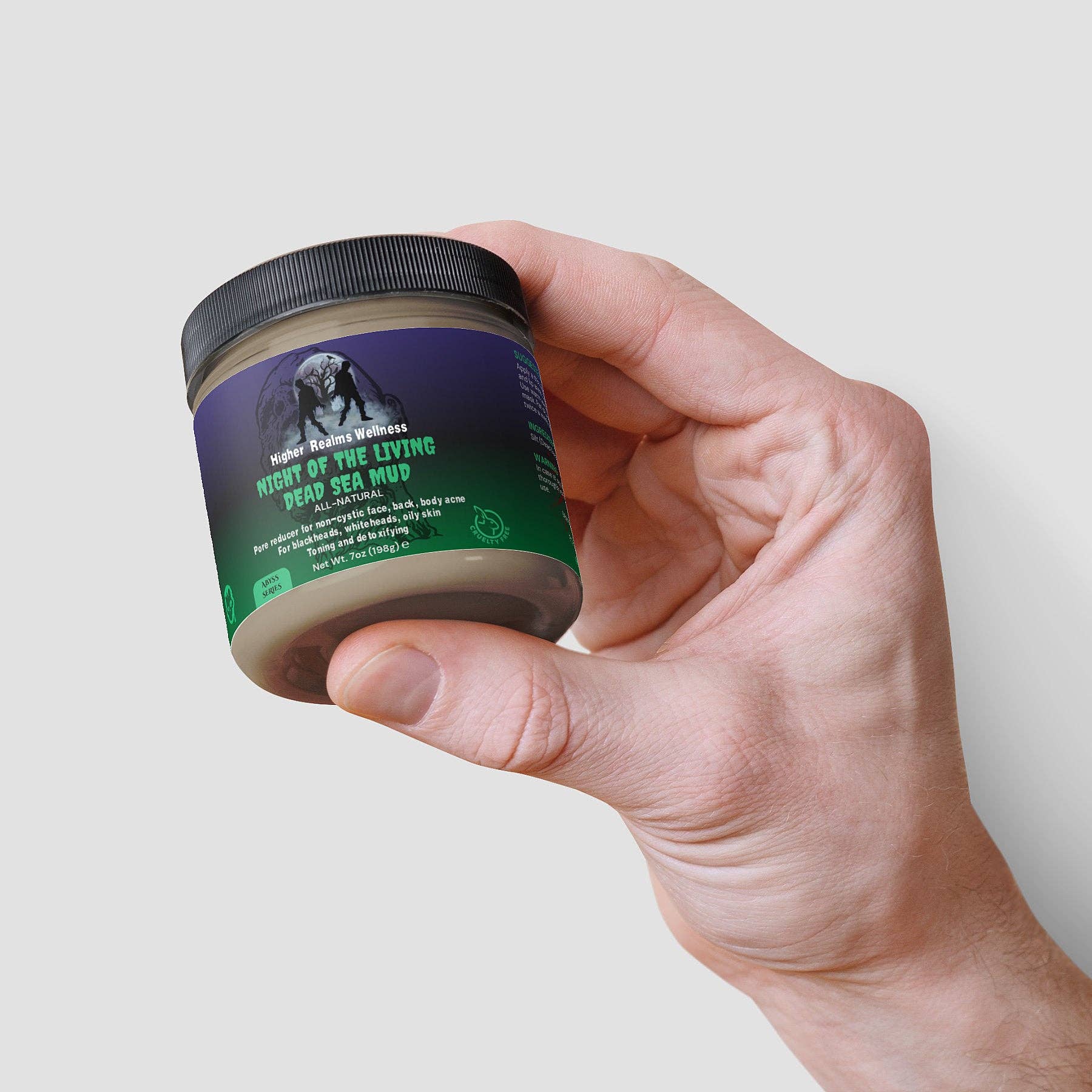 Higher Realms Wellness - Wholesale Skincare Face Mask - Night of the Living Dead Sea Mud8