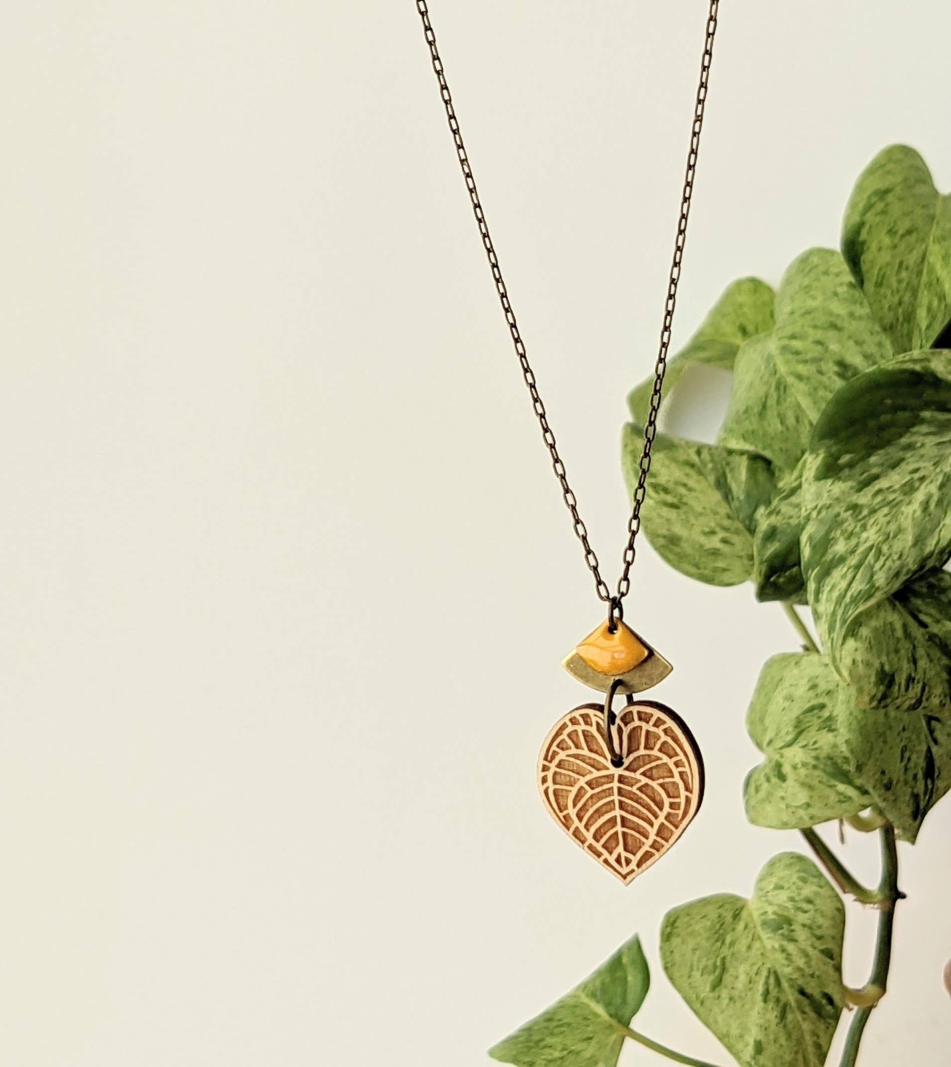 CAMBIFOLIA – Engroshandel Halskæde med vedhæng – Clarinervium vedhæng halskæde5