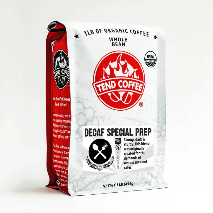 OG Decaf Special Prep Blend Coffee, 16 oz for wholesale by Tend Coffee
