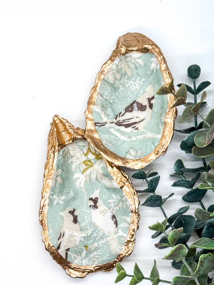 Prato de Bugigangas de Ostras Pastel Cardinals por atacado de Alison Brooke Designs