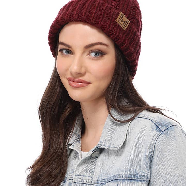 Fashion City - Wholesale Beanie - Women's - Winter Cable Knit Beanie Hat with Fleece Lining4