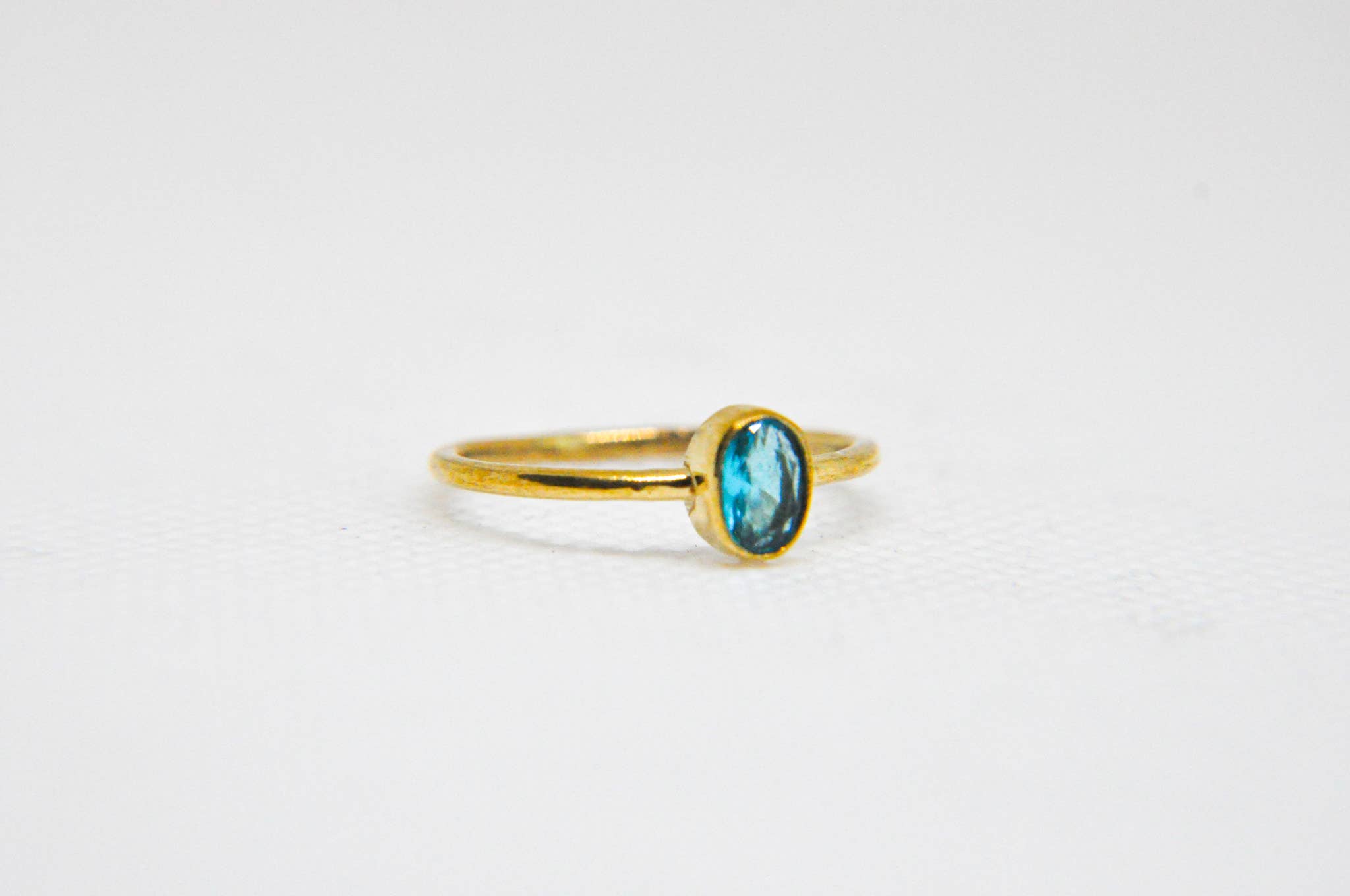 Zumki - Wholesale Single Stone/Solitaire Ring - Simple and Minimal Natural Gemstone Silver and Brass Ring13