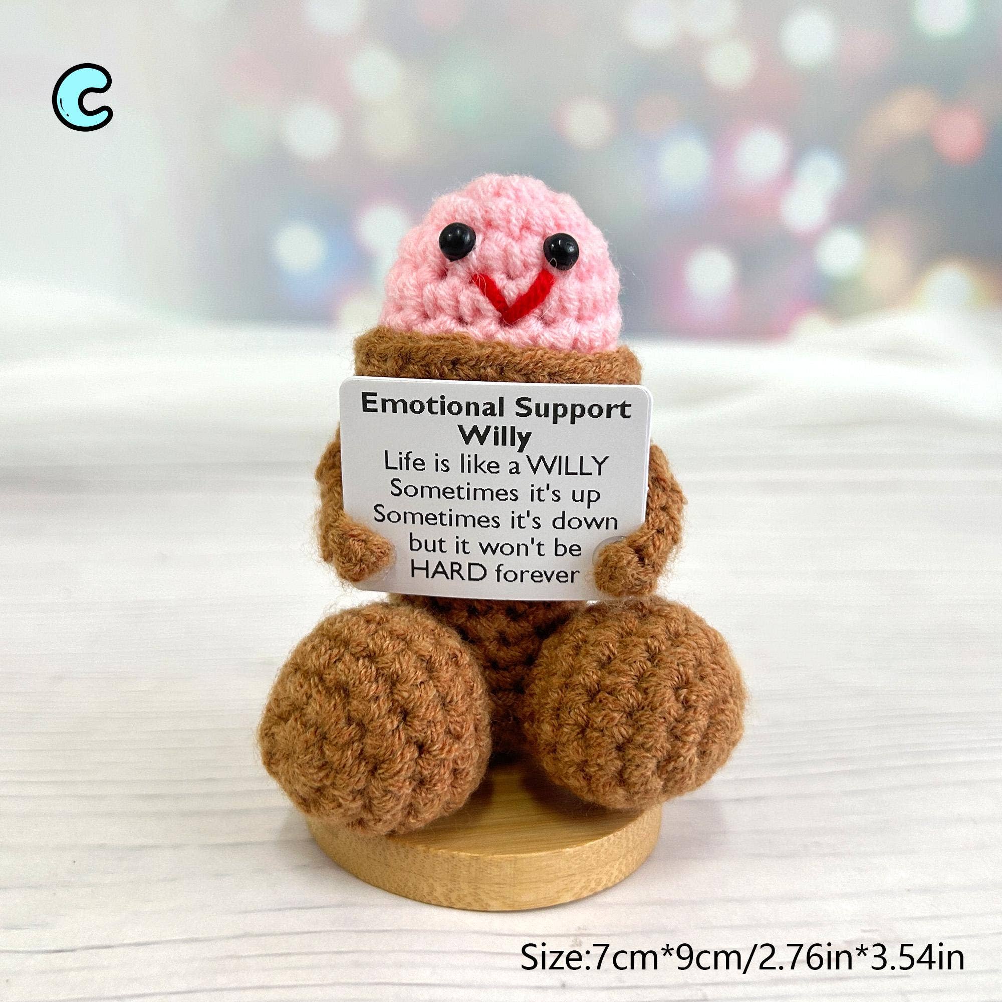 TOMOPOD LLC - Vente Peluche – enfant et bébé - Humour de Crochet Gag Cadeau Mature, Petit Ami Amigurumi au Crochet5