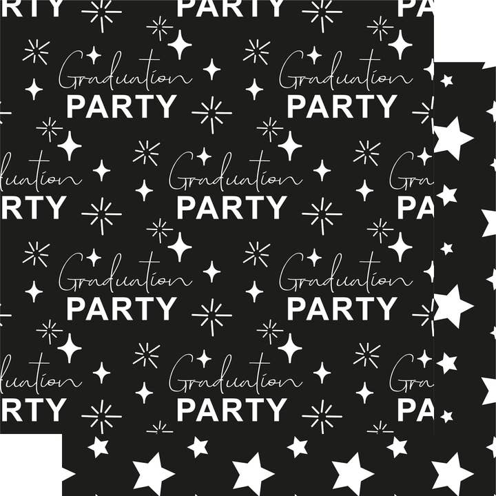 Graduate 2025 Collection Graduation Party 12 x 12 Double-Sided Scrapbook Paper by SSC Designs - 15 Pack for wholesale by SSC Wholesale