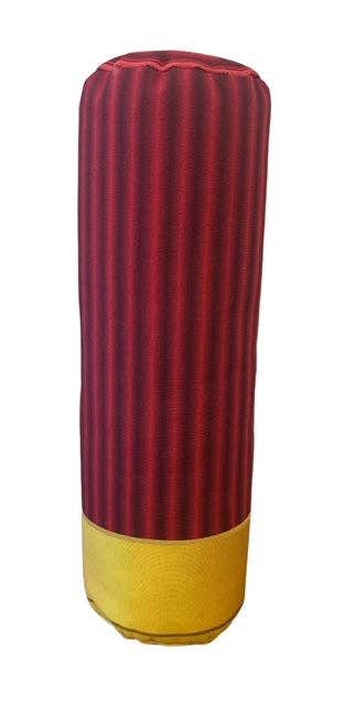 HushTubby - Wholesale Throw/Decorative Pillow - Red Shotgun Shell 12GA Pillow. Great Hunter gift. Tubular red shell with gold yellow end3