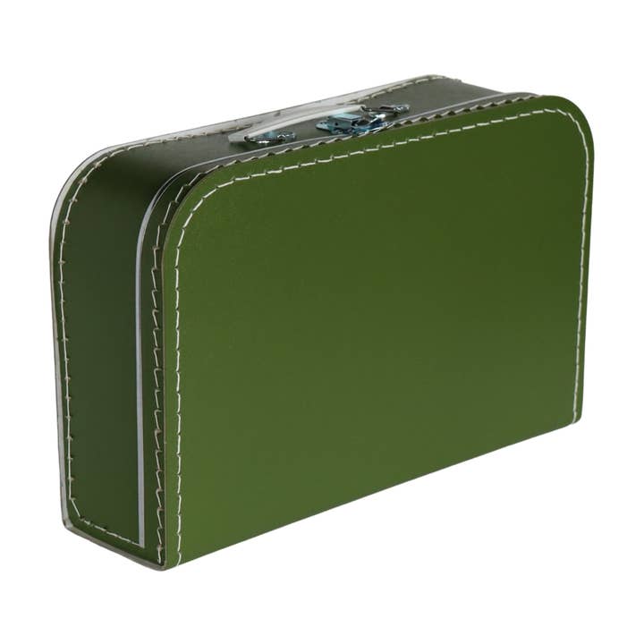 OLIVE GREEN briefcase 35 cm for wholesale by Kinderkoffertjes.nl