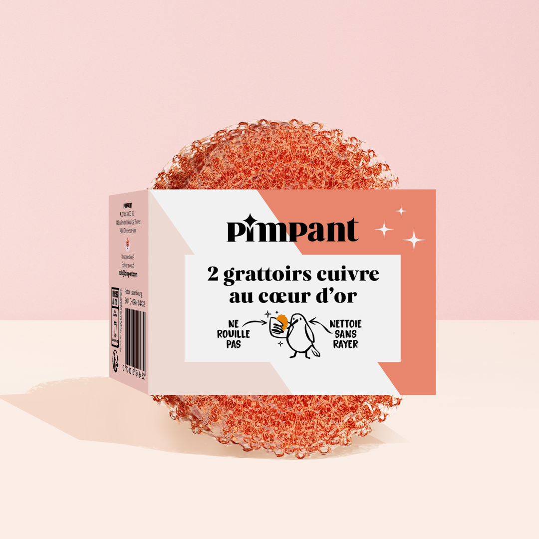 PIMPANT - Wholesale Cleaning Sponge - Copper Scrapers - Set of 20