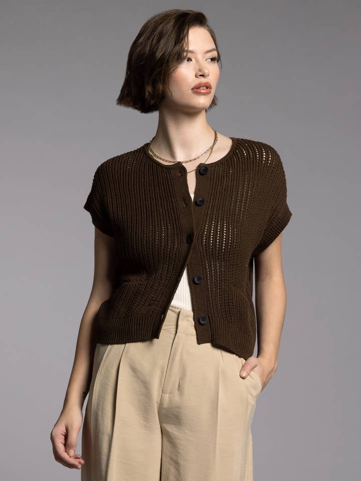 CARDIGAN VIOLETTE pour la vente par Weekend Los Angeles