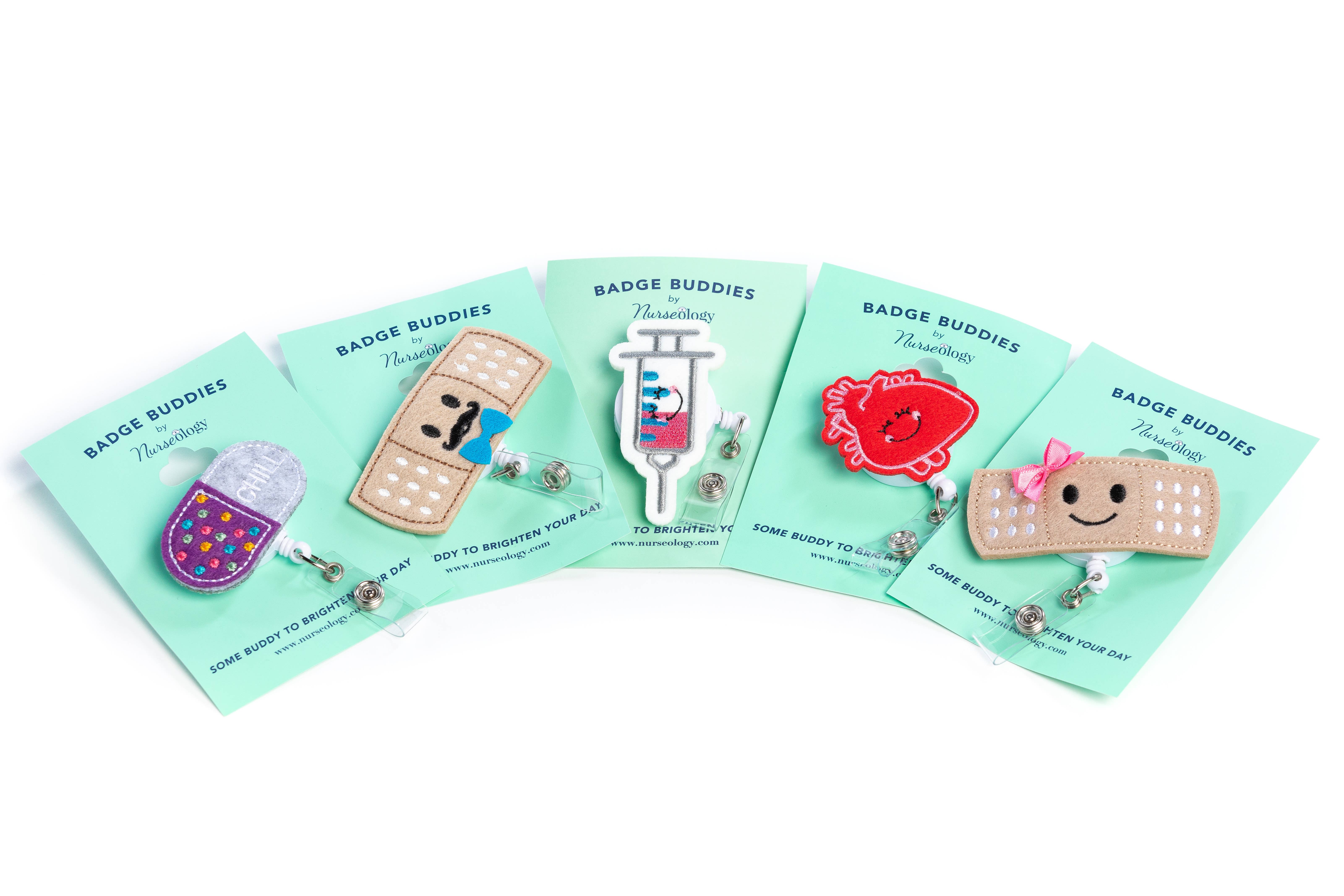 Nurseology - Wholesale Badge Accessory - Women's - Cat 360-Degree Rotating Retractable Reel Clip Badge Holder7