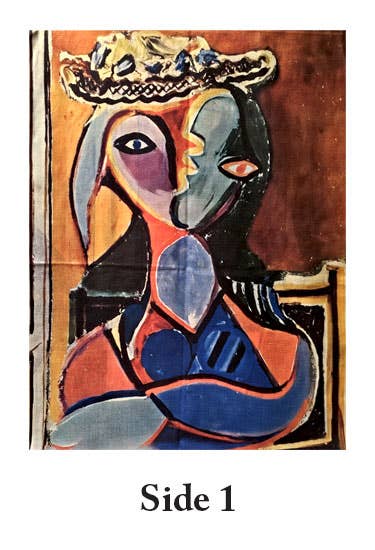 Access by Mediterranean Concepts - Wholesale Scarf - Women's - Pablo Picasso Femme and Pablo Picasso Abstract Scarf 1