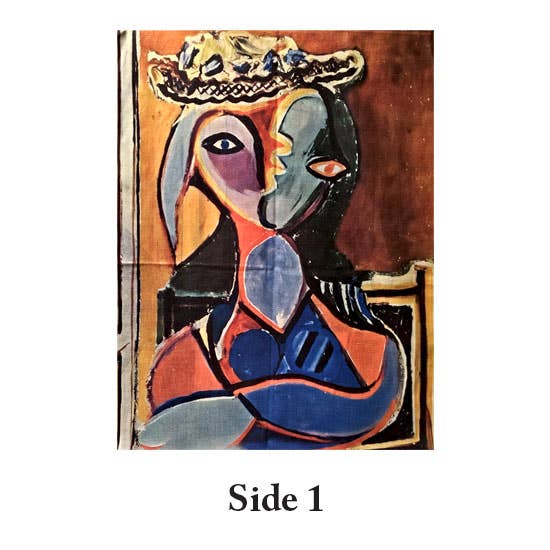 Access by Mediterranean Concepts - Wholesale Scarf - Women's - Pablo Picasso Femme and Pablo Picasso Abstract Scarf 1