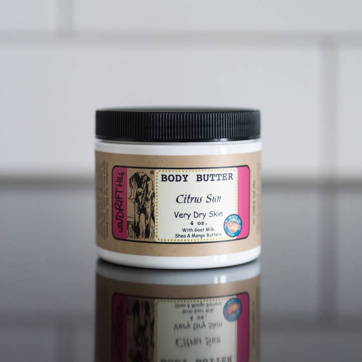 Windrift Hill Goat Milk Skincare - Wholesale Body Balm/Butter - Citrus Sun | Goat Milk Body Butter2