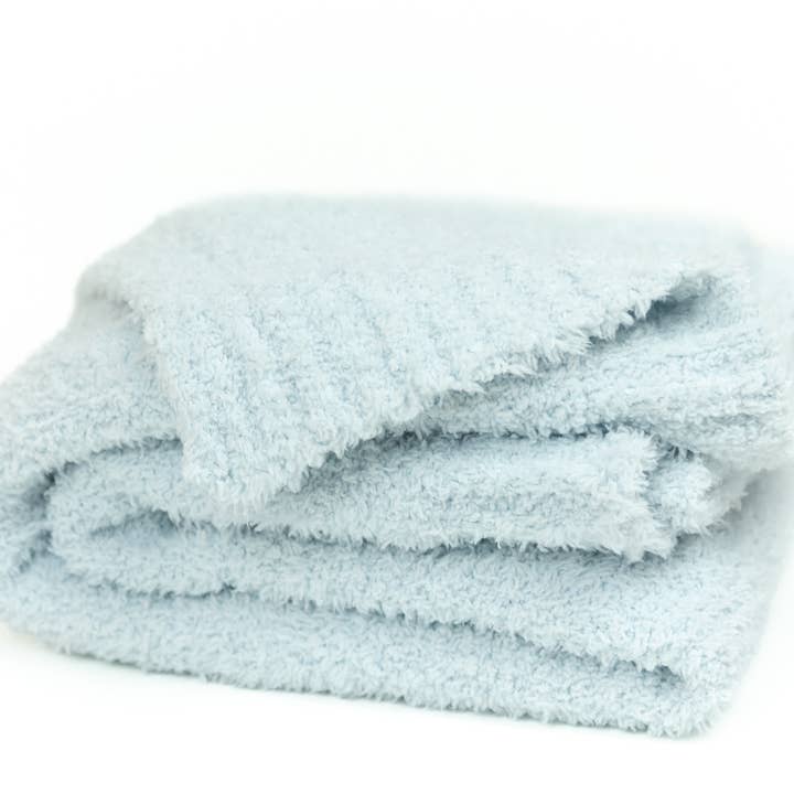 Cozy Threads Bamboo Baby Receiving Blanket, Blue for wholesale by Cozy Threads