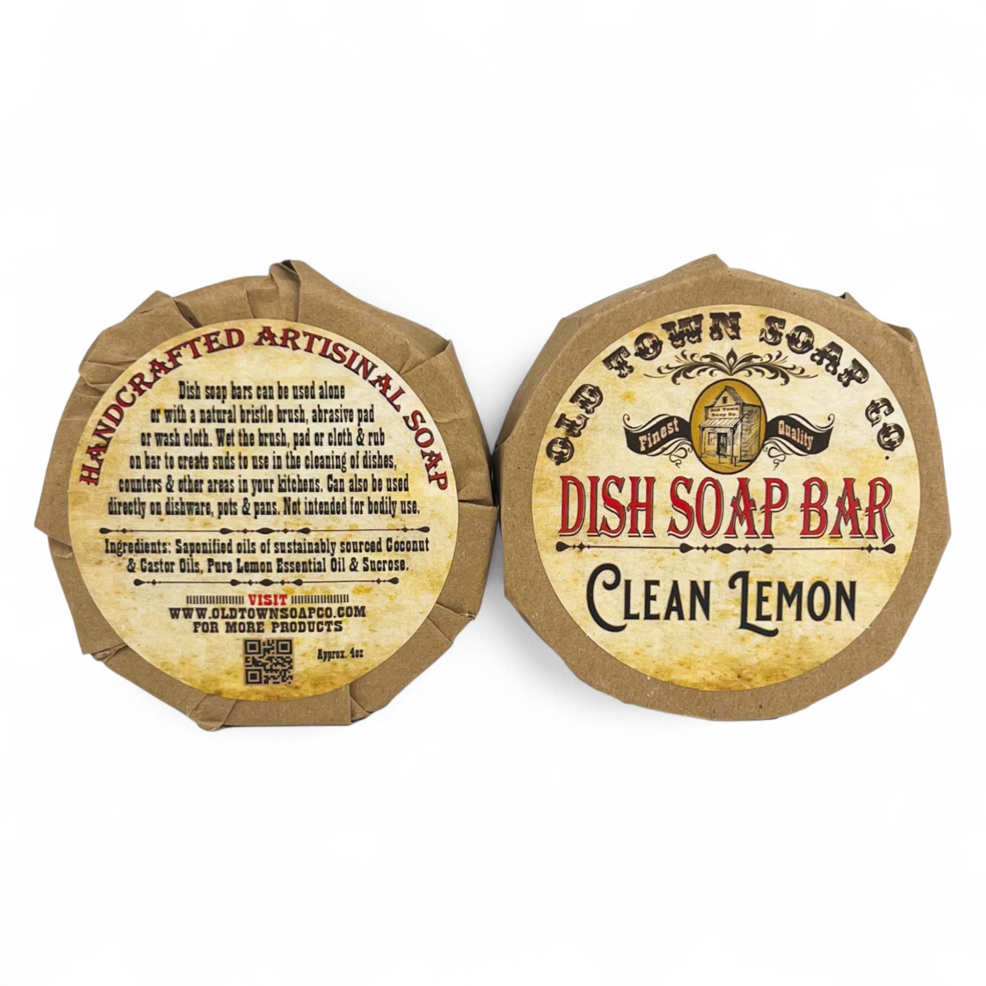 Old Town Soap Co. - Wholesale Dish Soap - Dish Soap Bar -Avail in 4 Scents -For Sparkling Clean Dishes7