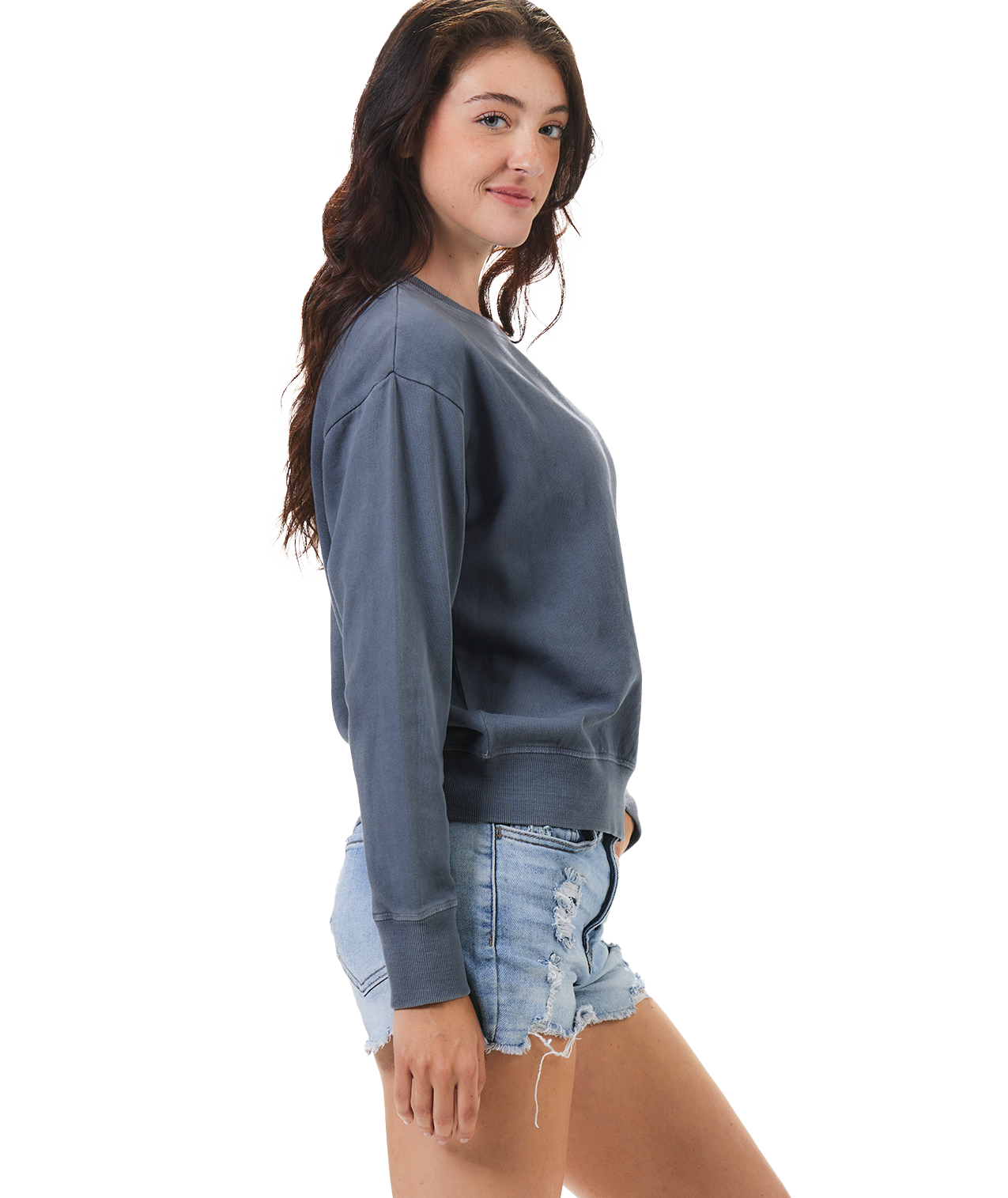 U.S. Apparel - Wholesale Sweatshirt - Women's - Ladies Garment Dyed Crew Fleece20