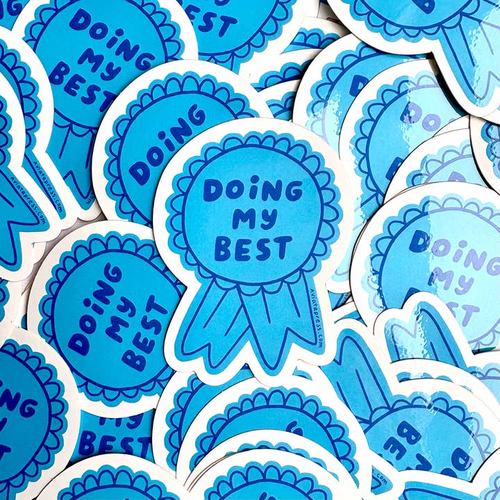 Aviate Press – wholesale Klistermärke – Gör mitt bästa positiva klistermärke2