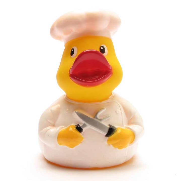 Duckshop – Engroshandel Badelegetøj - Baby – Gummi duck kok - gummi and2