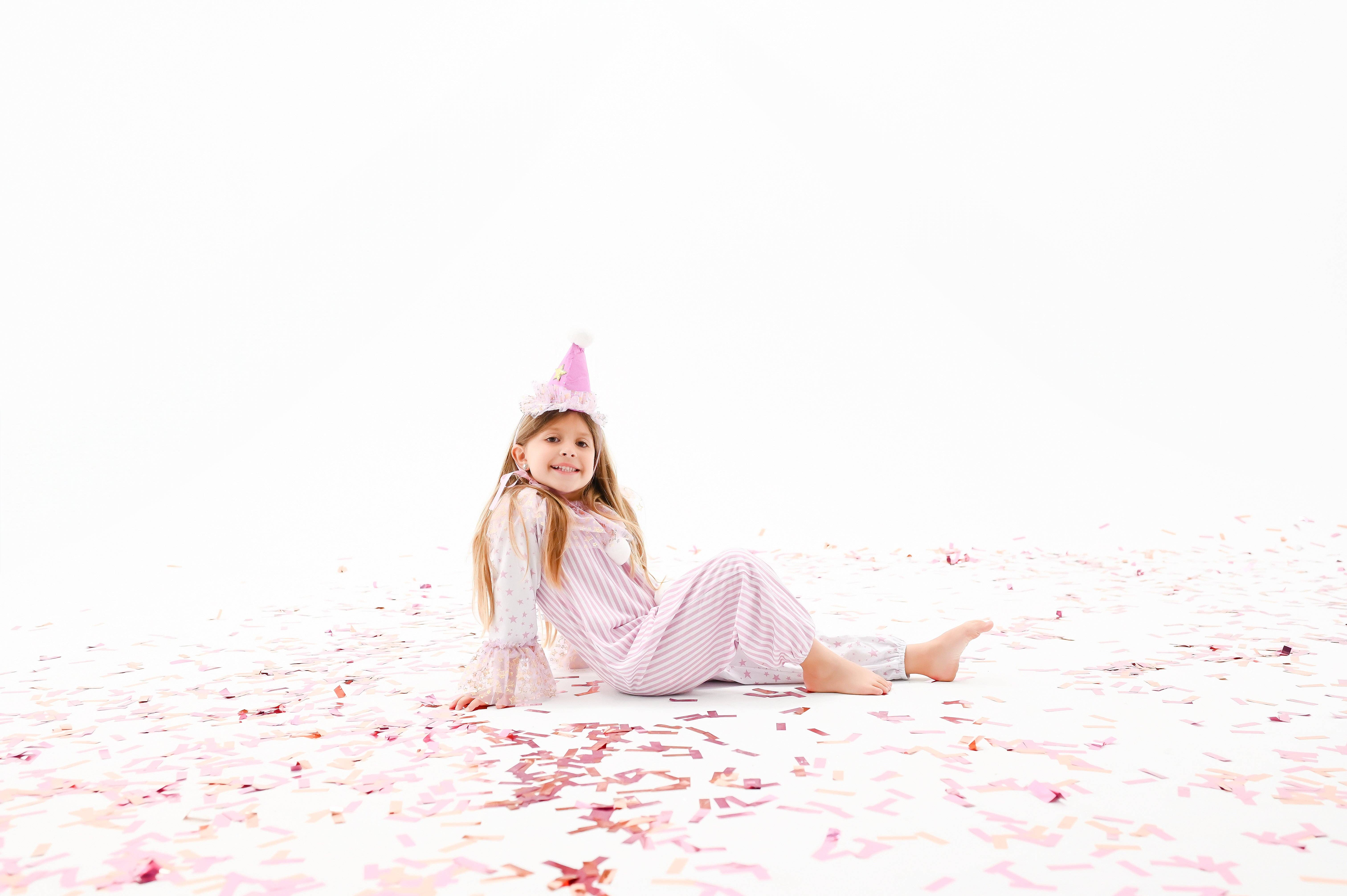 Fancy Shmancy Baby - Wholesale Costume - Kids - Pink & white clown costume3