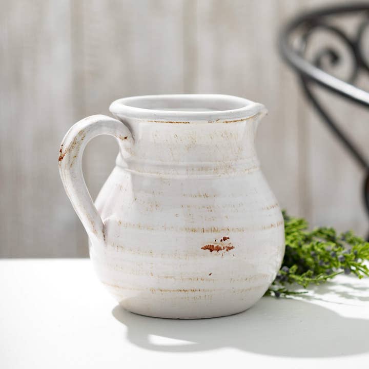 Sullivans Home Decor - Wholesale Pitcher - Glazed Ceramic Pitcher
