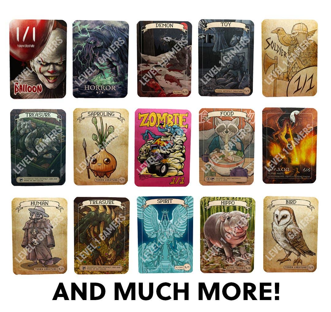 Level 1 Gamers – wholesale Card game – Mystery Magic Metal Token Card Pack (3 Cards)9