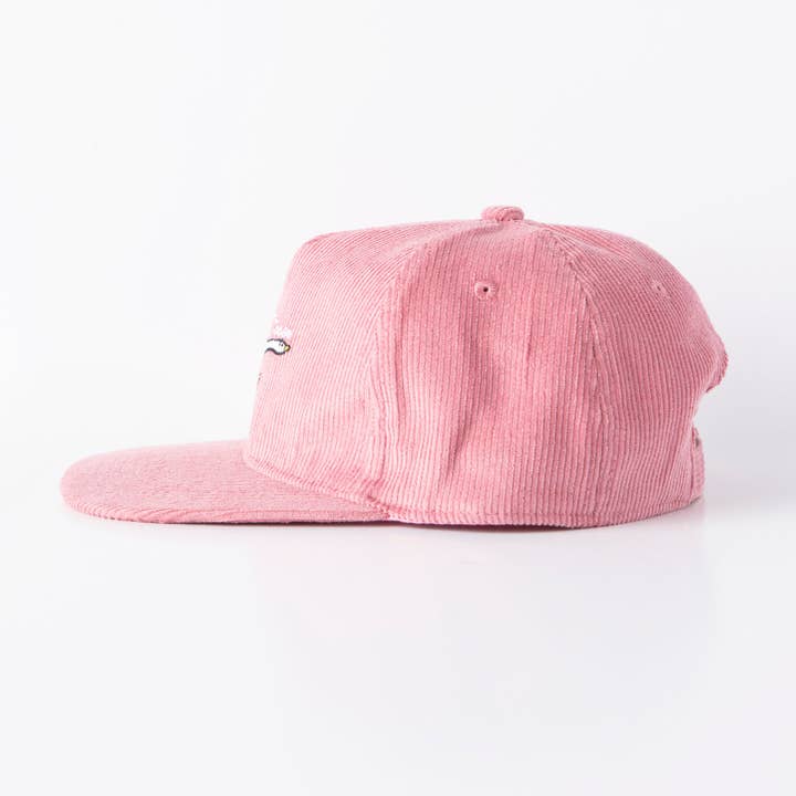 GLO- God's Love Overcomes - Wholesale Flat Brim Cap - Unisex - God's Silliest Goose Corduroy Hat