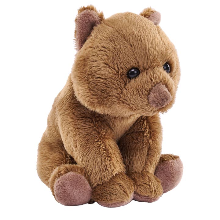Wild Republic - Wholesale Stuffed/Plush Toy - Kids & Baby - Pocketkins-ECO-Wombat Stuffed Animal 5"