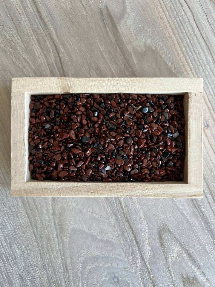 Mahogany Obsidian Chip 2-3mm for wholesale by Luna Rae