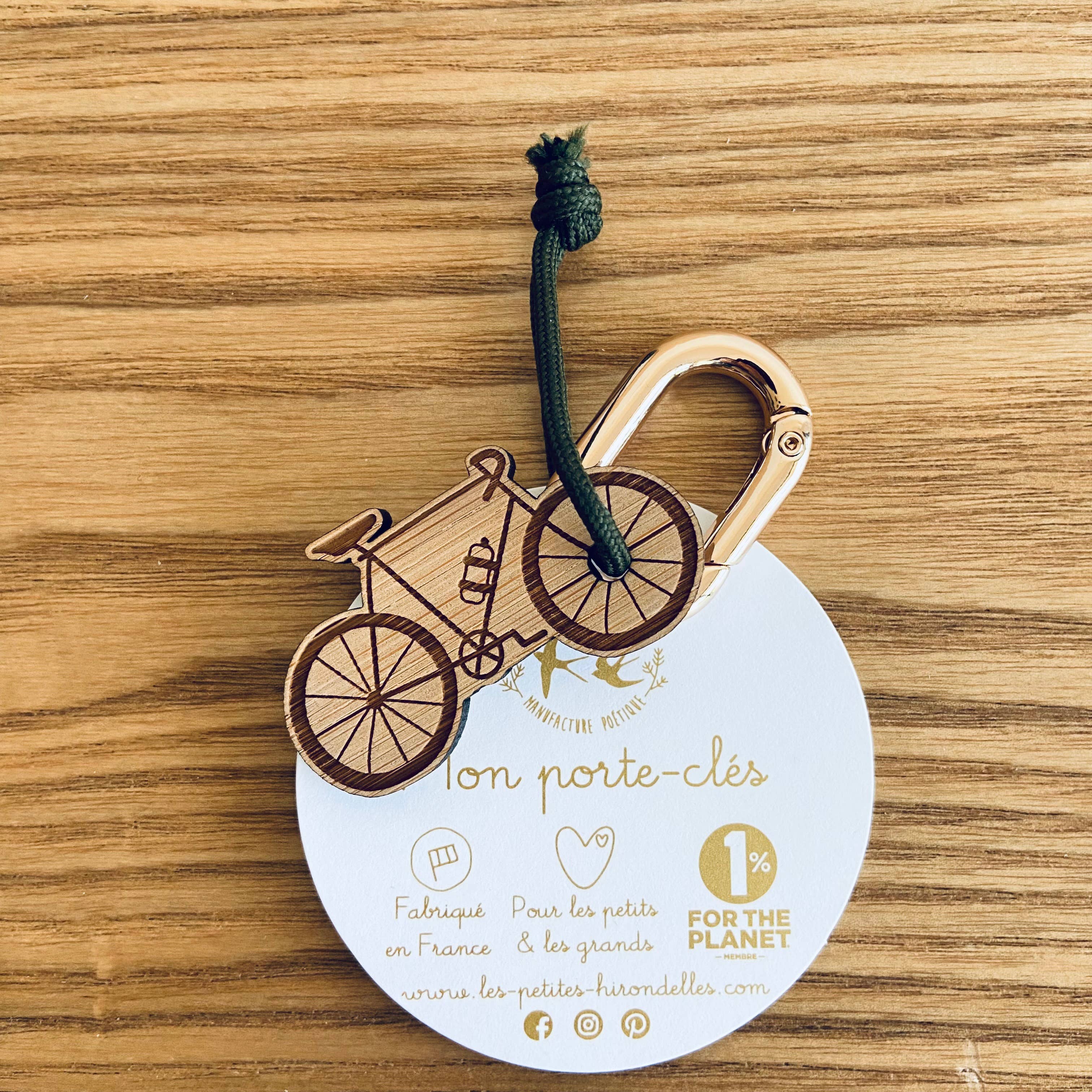 Les Petites Hirondelles - Wholesale Keychain - Unisex - Wooden keychain - Sport bike1