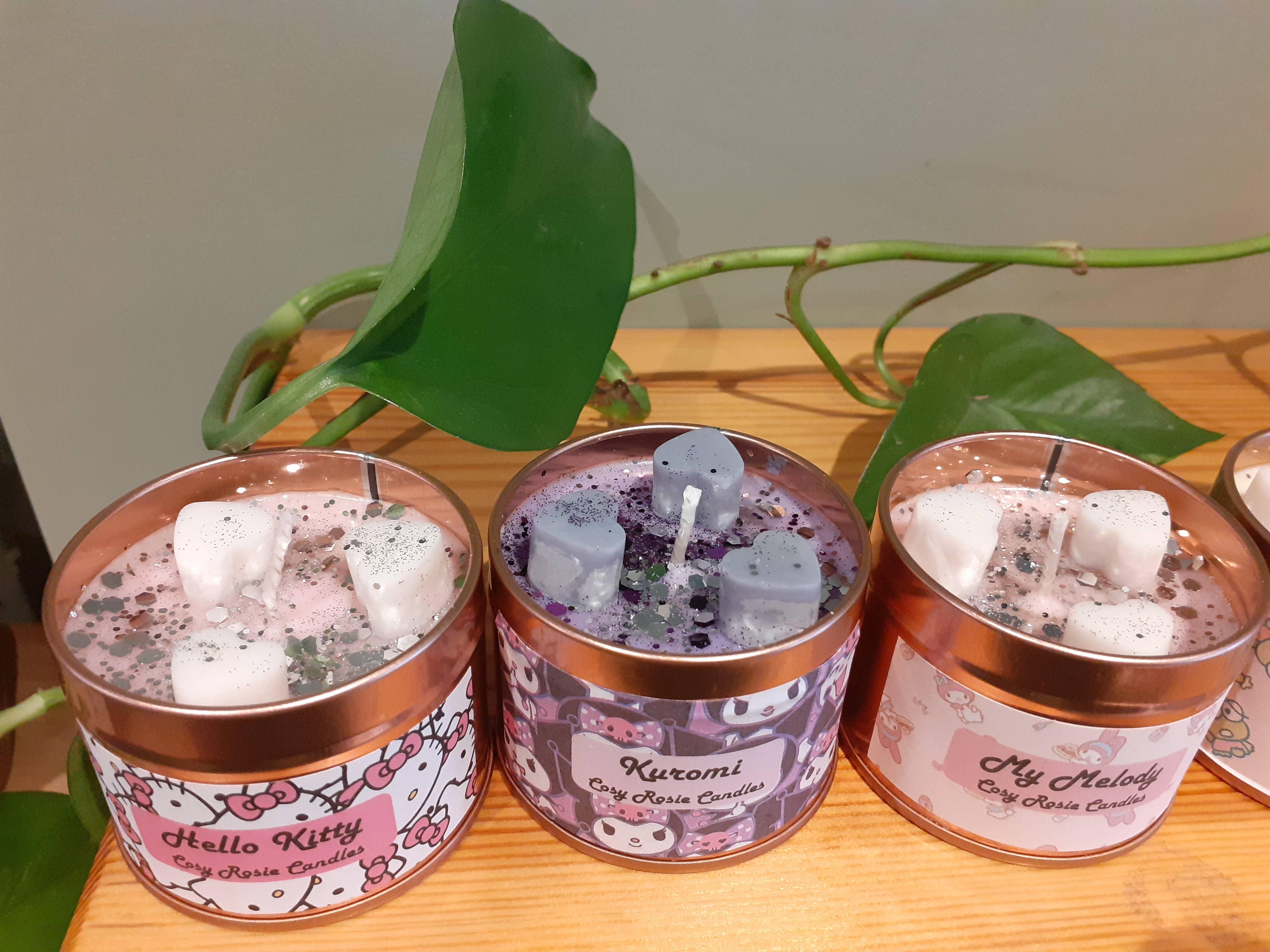 Cosy Rosie Candles - Wholesale Travel Candles - Sanrio Hello Kitty Candles Cinnamon Roll My Melody9