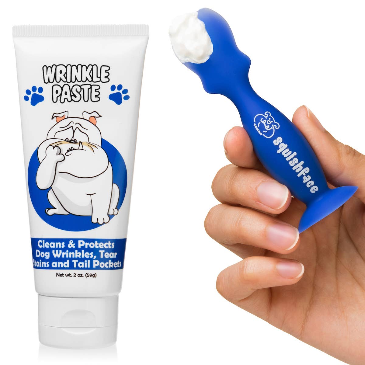 Squishface - Wholesale Pet Grooming Aid - Dog - Silicone Dog Wrinkle Paste Applicator1
