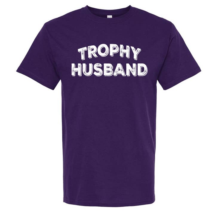 Wi-Wear - Wholesale Screen Printed T-Shirt - Men's - Trophy Husband Men's T-Shirt Valentines & Father's Day Gift10