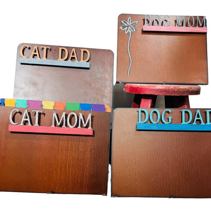 Whimsies - Wholesale Picture Frame - Dog Picture Frame dog mom dog dad cat mom cat dad pet lover