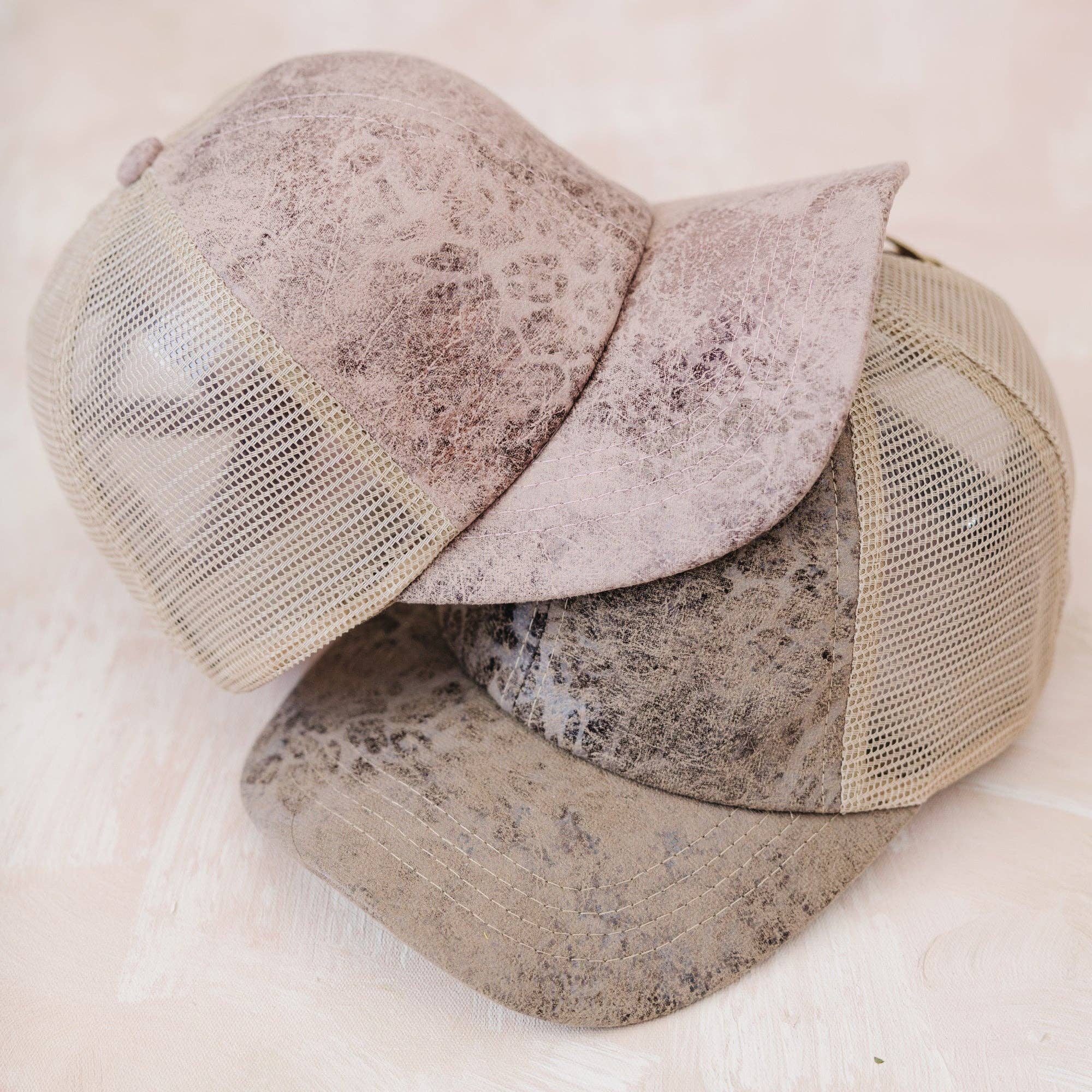 Truly Contagious - Wholesale Ponytail Cap - Women's - CC Faux Leather Pony Cap | Criss-Cross ( BT-923 )6